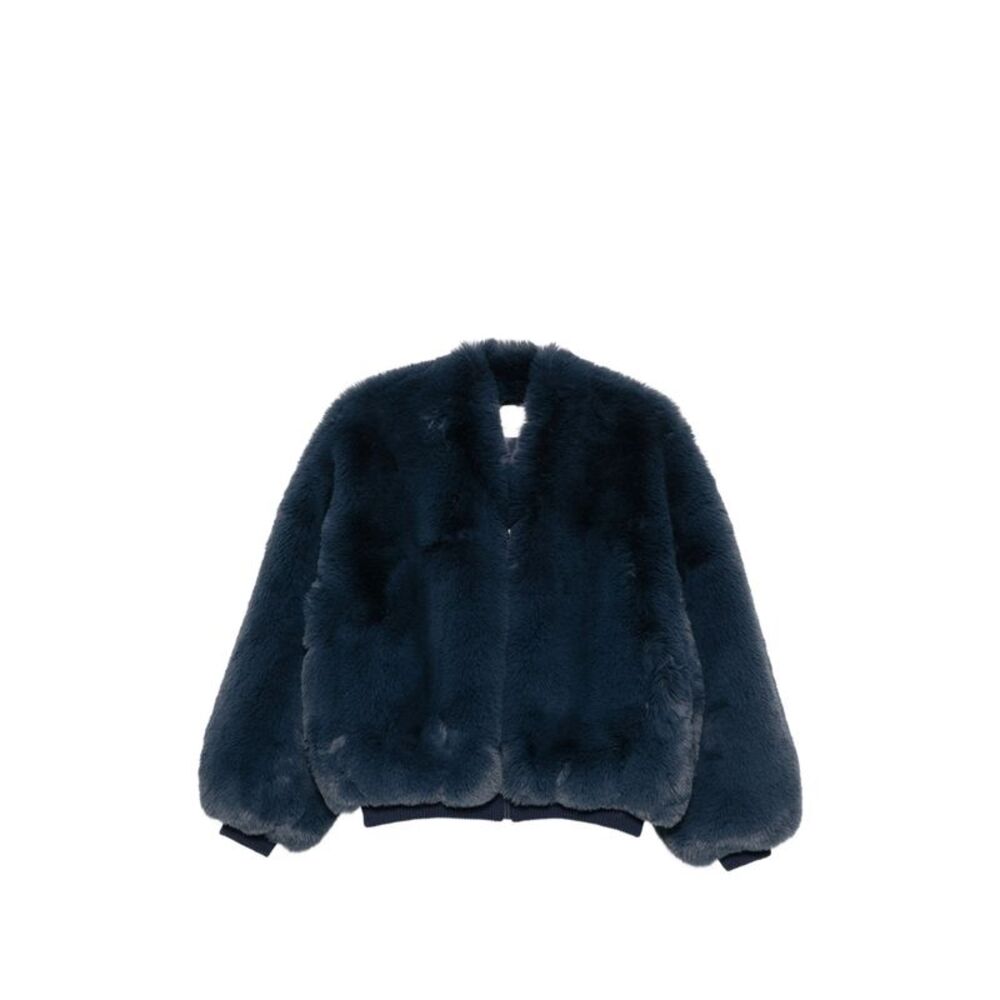 The Frankie Shop Blue Coats - Faux Fur Coats Women